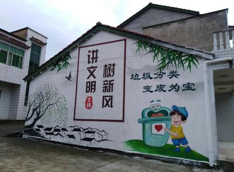 醴陵墙绘是现在流行的墙体广告