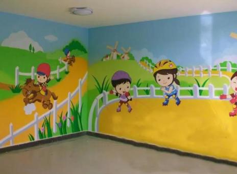 醴陵幼儿园墙体彩绘制作流程及注意事项