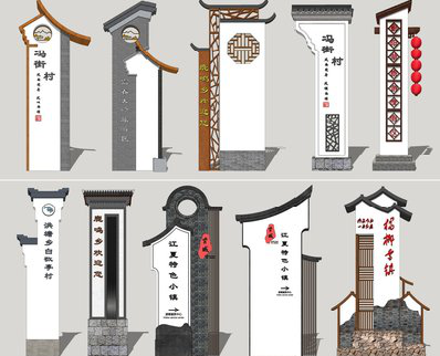 醴陵美丽乡村标识标牌有哪些分类？